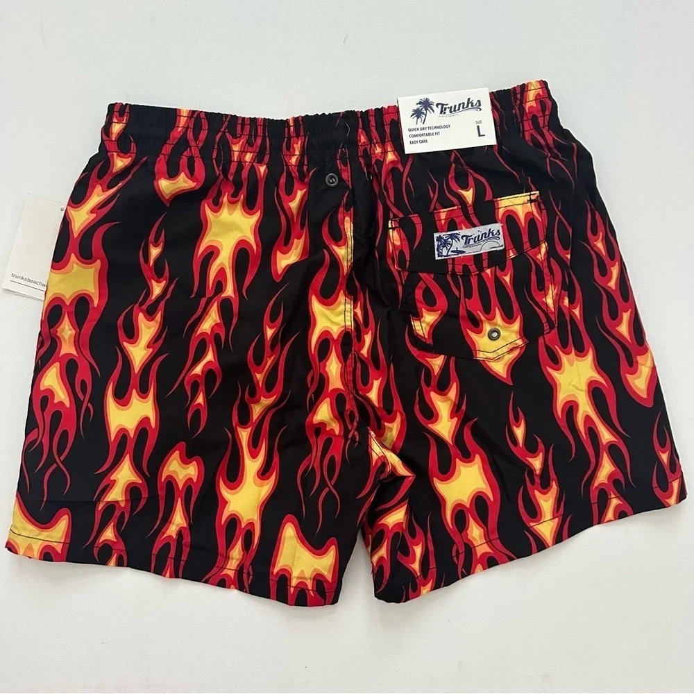 Trunks Surf & Swim Co Sano Short Flame Print Size L Men